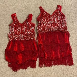 Red flapper costumes
